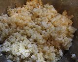 醤油麹と柚子こしょうde納豆セロリ卵炒飯作り方1写真