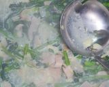 大量消費ほうれん草とハムの中華クリーム煮作り方9写真