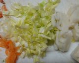 離乳食　炒めうどん　手掴み訓練作り方1写真