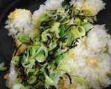 塩こんぶと長ねぎと卵のチャーハン作り方8写真