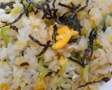 塩こんぶと長ねぎと卵のチャーハン作り方10写真