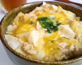 パパっと♪くずし豆腐のとろ～りチーたま丼作り方5写真