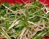 水菜ともやしのサッパリおつまみ作り方4写真