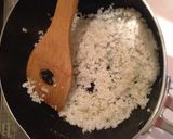 炊飯失敗からのガーリックチーズ粥（リゾッ作り方3写真