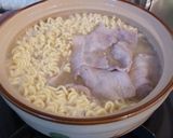 ✤鍋焼きラーメン✤豚みそ味で～旨っ作り方3写真