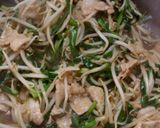 ご飯がすすむ♪豚ニラもやしの中華炒め作り方8写真