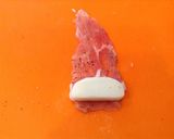 お正月に余ったお餅で♪豚肉のお餅巻き♪作り方3写真