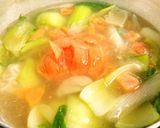 焼売でトマト中華スープ(ごはん)作り方3写真