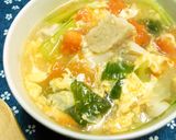 焼売でトマト中華スープ(ごはん)作り方5写真