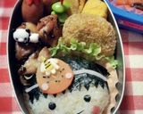 節分に♪鬼のお面のお弁当！！☆キャラ弁☆作り方13写真