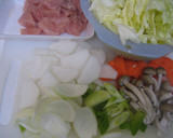 ☀とろけるチーズのトマト煮込みうどん鍋♨作り方1写真