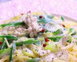 冬の醍醐味☆白子と葱の和風クリームパスタ作り方8写真