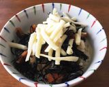 ひじき煮が残ったら♪レンジで豆乳リゾット作り方2写真