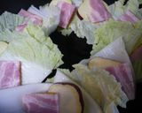 大量消費♪白菜＆ベーコン＆さつまいも蒸し作り方2写真