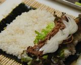 ～韓国のり巻き～プルコギのキムパ作り方6写真