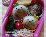 焼きおにぎりde焼き餅ちゃんのキャラ弁☆作り方8写真