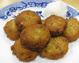 栄養たっぷり、れんこん揚げ団子。作り方8写真