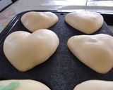 ぷっくりハートの白パン（チョコ入り）作り方3写真
