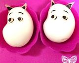 ゆで卵でムーミン♡キャラ弁作り方6写真