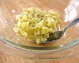 小豆とさつまいものミルキー茶巾♪作り方1写真
