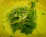 簡単❤かつおぶしたっぷり水菜のおひたし❤作り方3写真