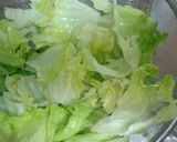 レタス半玉ペロリ☆レタぶたうどん作り方1写真