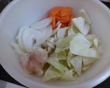 ホルモンキムチ野菜炒め作り方1写真