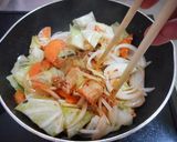ホルモンキムチ野菜炒め作り方3写真