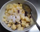 さつまいも入りアップルパイ風味春巻き作り方2写真