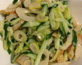 簡単☆副菜に！ちくわときゅうりの和え物作り方3写真