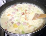 豆乳たっぷりヘルシークリーム煮作り方4写真