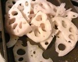 菜の花とレンコンのコチュジャン和え作り方2写真