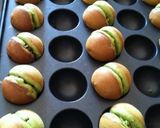 タコ焼き器で！抹茶あずきベビーカステラ☻作り方4写真