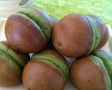 タコ焼き器で！抹茶あずきベビーカステラ☻作り方5写真