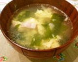 生姜が決め手♪ワカメと卵のスープ作り方13写真