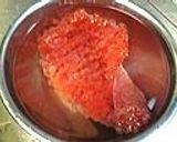 秋の楽しみ♪ゆずの香りの「いくらの醤油漬け」作り方1写真