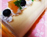シフォン生地でロールケーキ作り方11写真