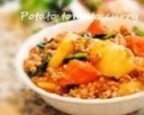 新じゃがと豚挽肉でトマトカレー炒め♬作り方12写真