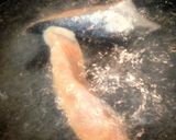麺つゆで♫たたきレンコンと茹で鮭の炒め煮作り方1写真