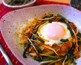 豚キムチの巣ごもり丼作り方3写真