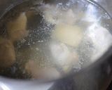 雑煮のだしリメイク☆鶏と卵の親子かき玉汁作り方3写真