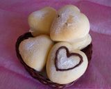 ぷっくりハートの白パン（チョコ入り）作り方8写真