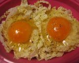 シリコンスチーマーで簡単巣籠り卵作り方3写真