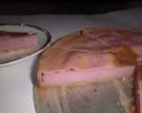 ピンクのチーズケーキ風(*^_^*)作り方6写真