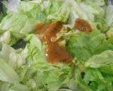 レタスのバター炒め・はちみつ味噌からめ作り方8写真
