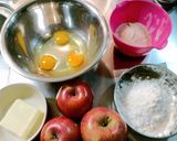 簡単♪りんごばっかりなケーキ♪作り方1写真