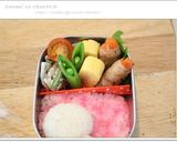 バレンタイン＊恋する白うさキャラ弁作り方4写真