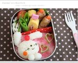 バレンタイン＊恋する白うさキャラ弁作り方6写真