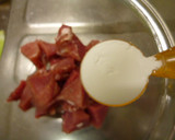 ♬豚ヒレ肉とたたききゅうりの黒酢炒め♬作り方3写真