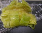 蒸しキャベツの…コーンスープ・野菜餡かけ作り方2写真